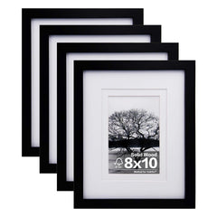 Egofine marco 8x10 frontal mostrando acabado negro y marco elegante