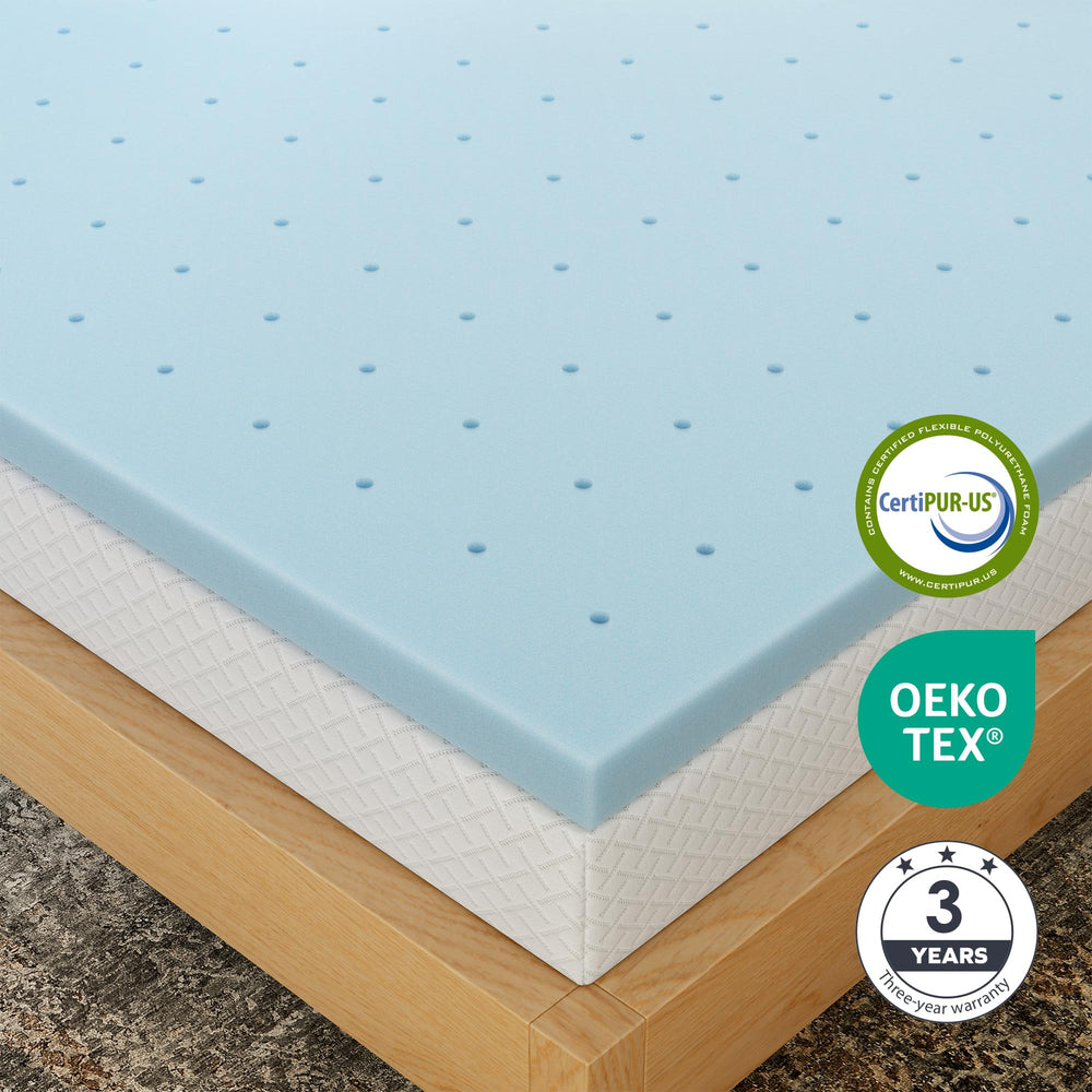 EGOHOME topper en dormitorio moderno mostrando aspecto y frescura