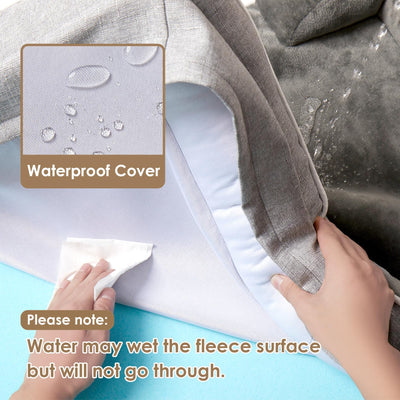 EHEYCIGA egg crate foam cross-section showing layered support and airflow for pressure relief