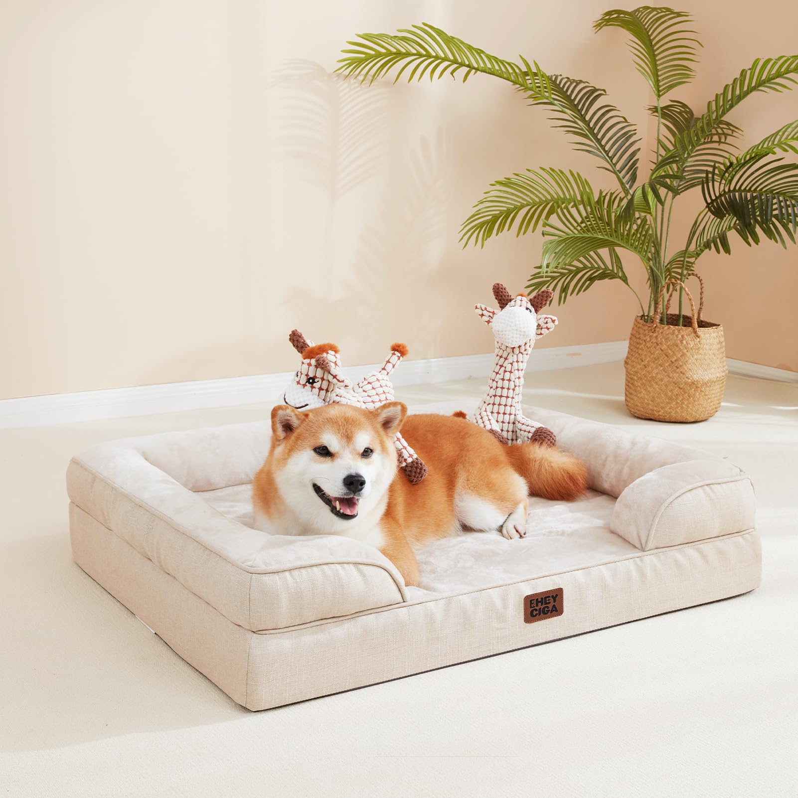 EHEYCIGA comparación de tamaño para elegir cama adecuada según mascota