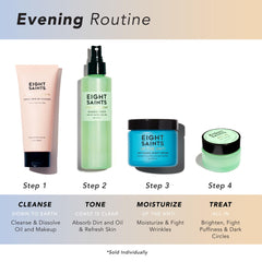 Eight Saints cream on hand illustrating smooth spreading and immediate moisture