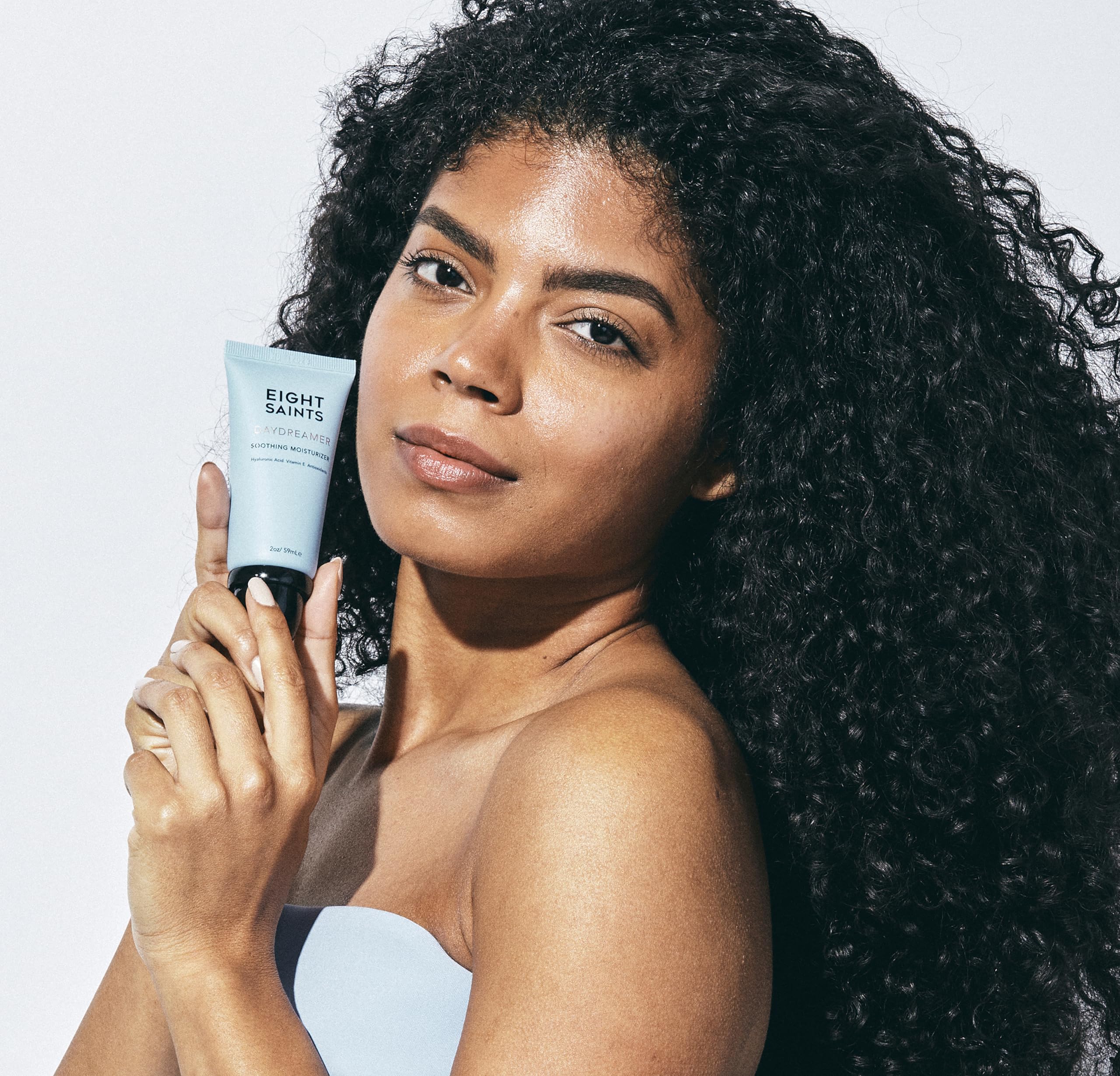 Eight Saints Daydreamer key ingredients lineup including hyaluronic acid and oils to boost hydration