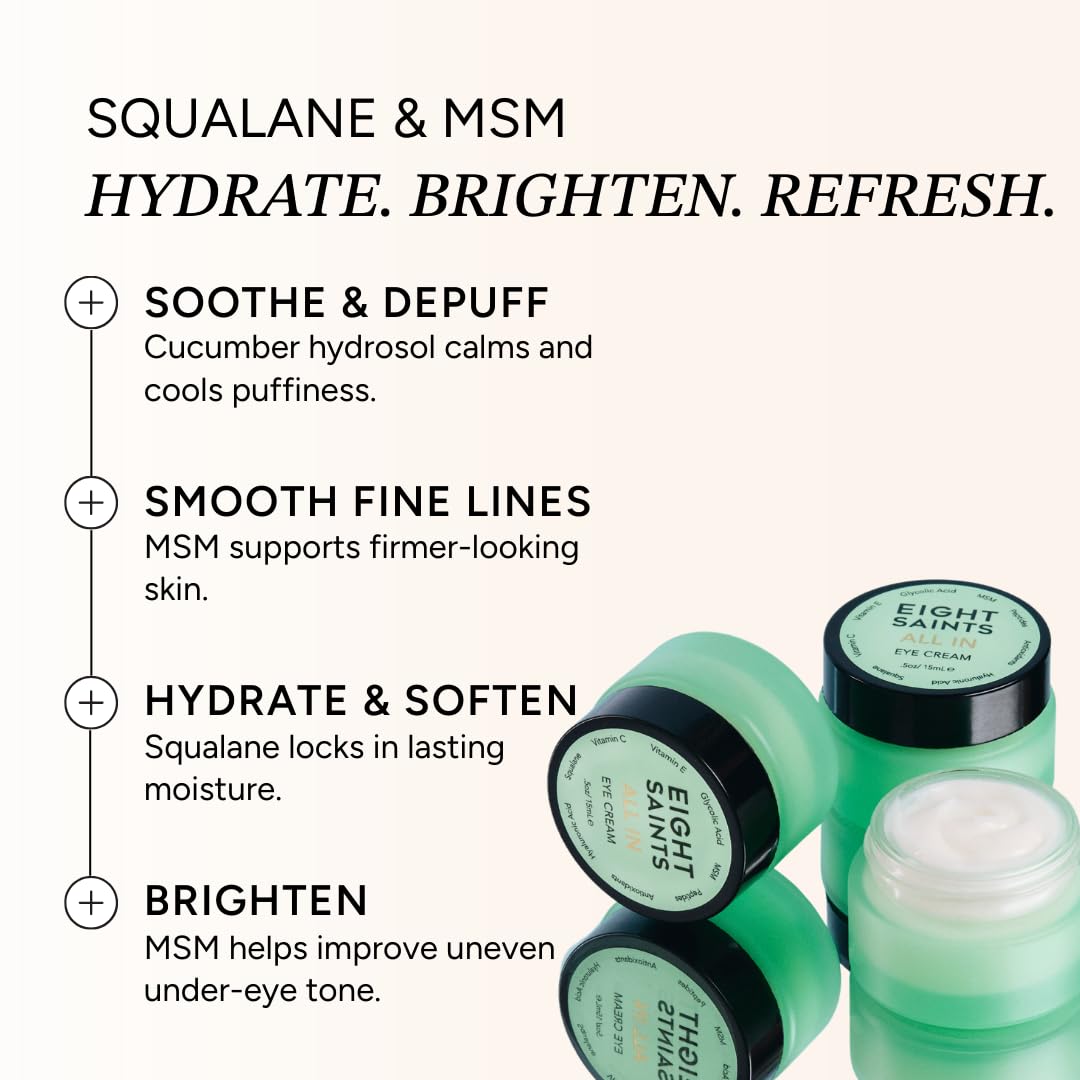 Eight Saints etiqueta con ingredientes clave para transparencia y confianza