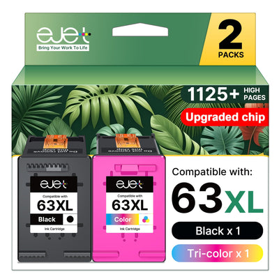 ejet 63XL front packaging showing both cartridges and savings benefit