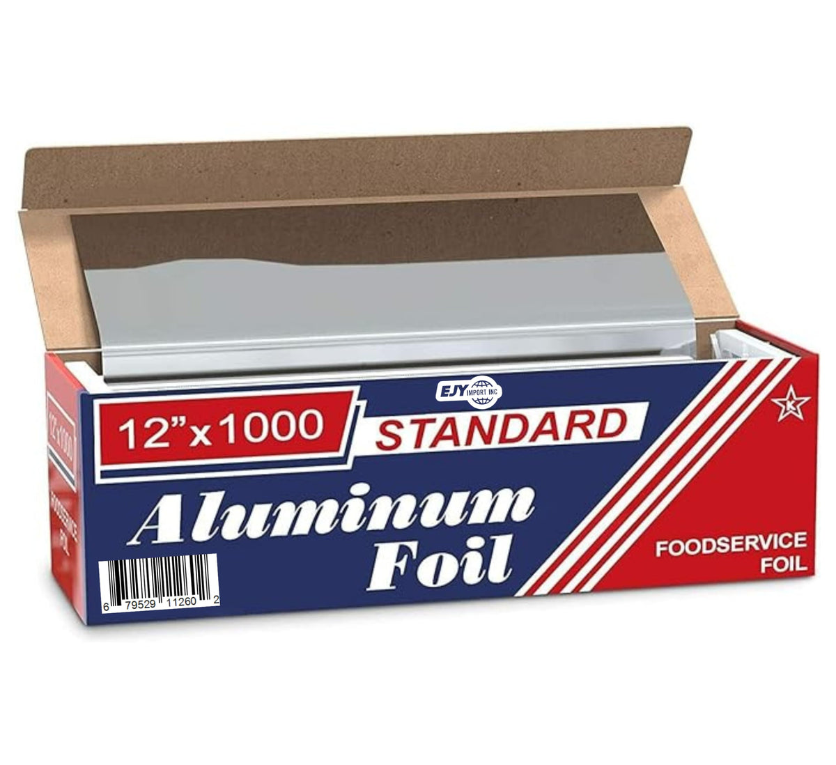 EJY IMPORT rollo frontal mostrando el ancho y longitud para uso comercial