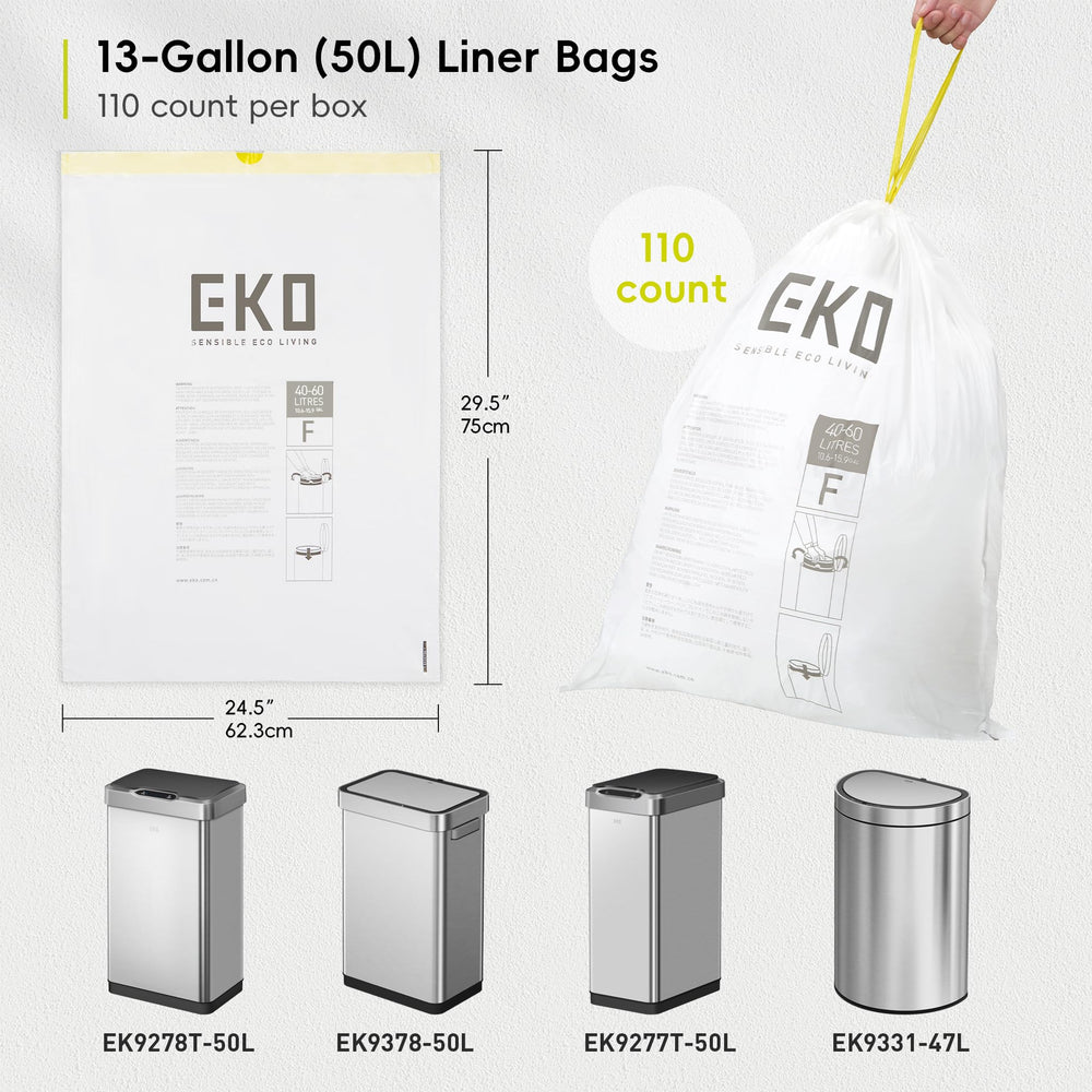 EKO uso en cocina cambiando bolsa rápidamente sin ensuciarse