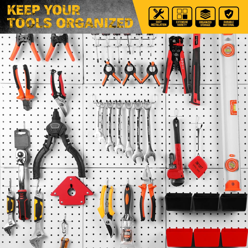 ELEAD uso en taller de bricolaje con herramientas organizadas y visibles