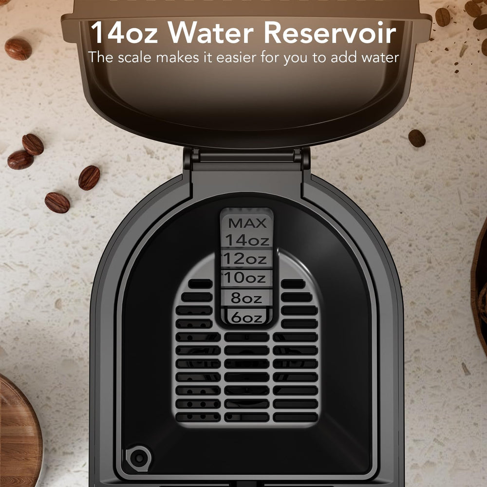 Electactic usando café molido en portafiltro integrado para sabor