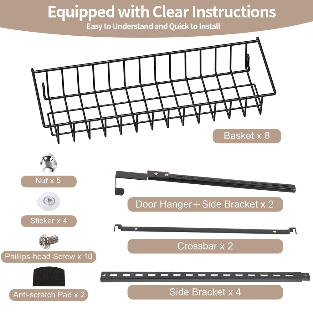 ElegantArray estantes cargados uniformemente, soporte de peso estable