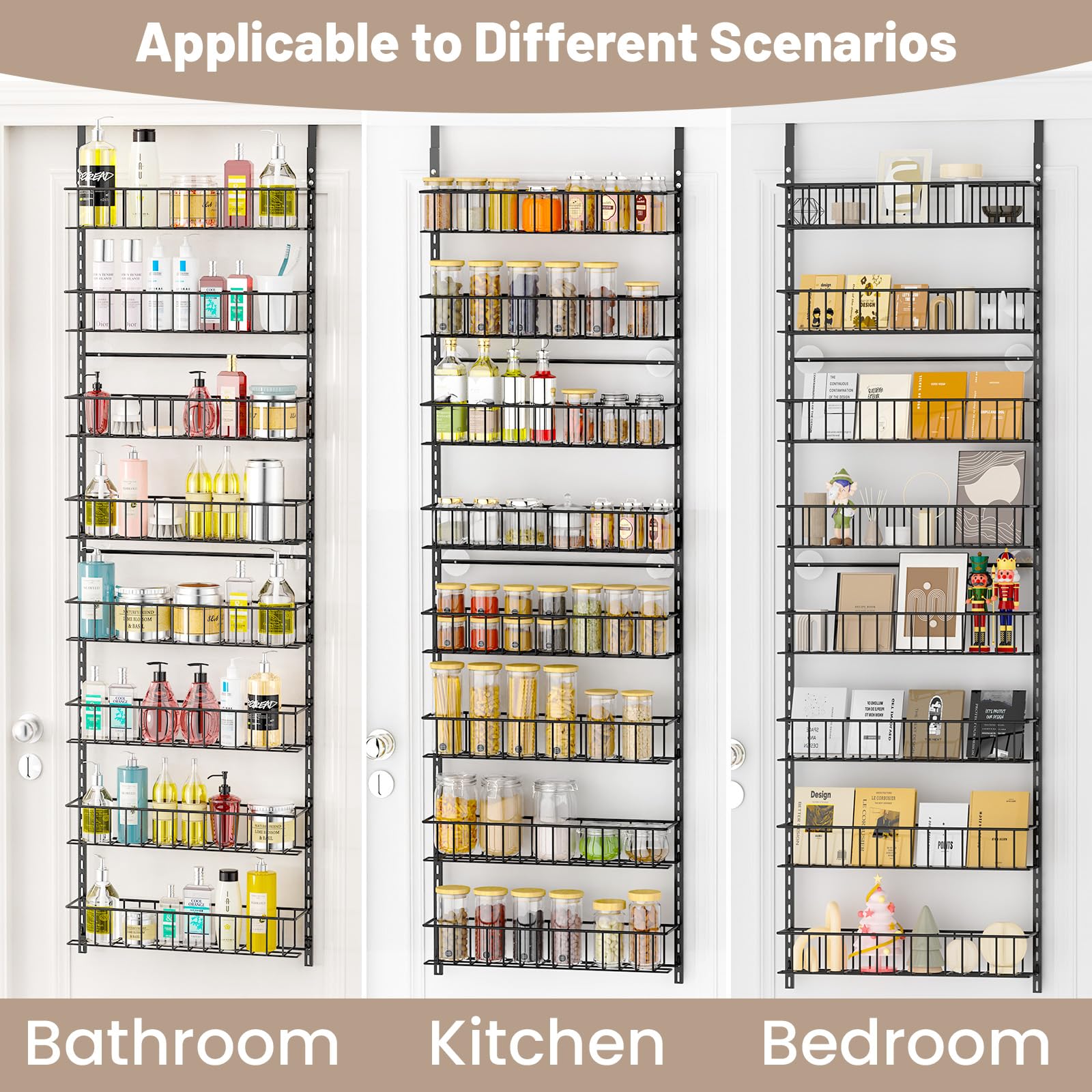 ElegantArray organizador en cocina con especias, optimiza encimeras