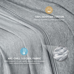 Elegear Arc-Chill en cama twin comodidad fresca para dormir mejor