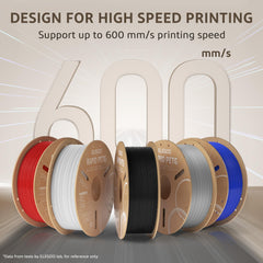 ELEGOO detalle de textura impresa con Rapid PETG muestra acabado liso y resistencia