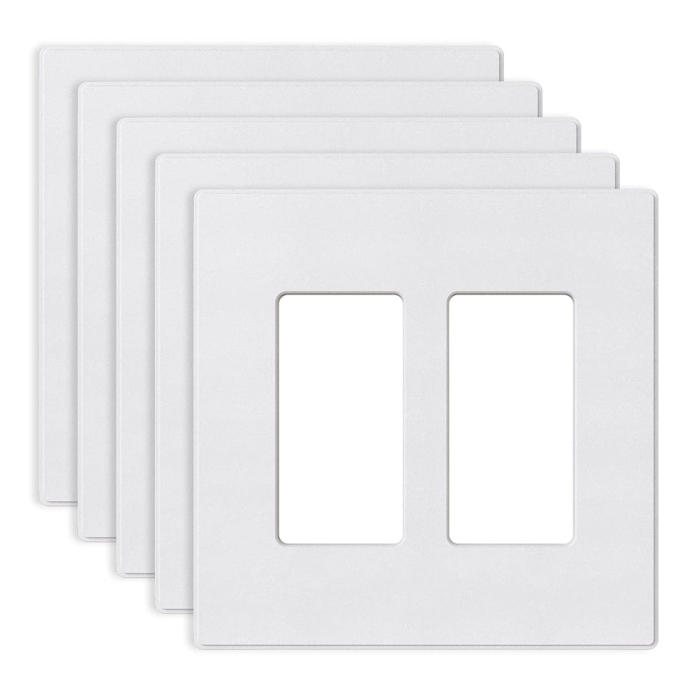 ELEGRP vista frontal de la placa mate blanco, aspecto moderno y limpio
