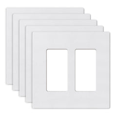 ELEGRP vista frontal de la placa mate blanco, aspecto moderno y limpio