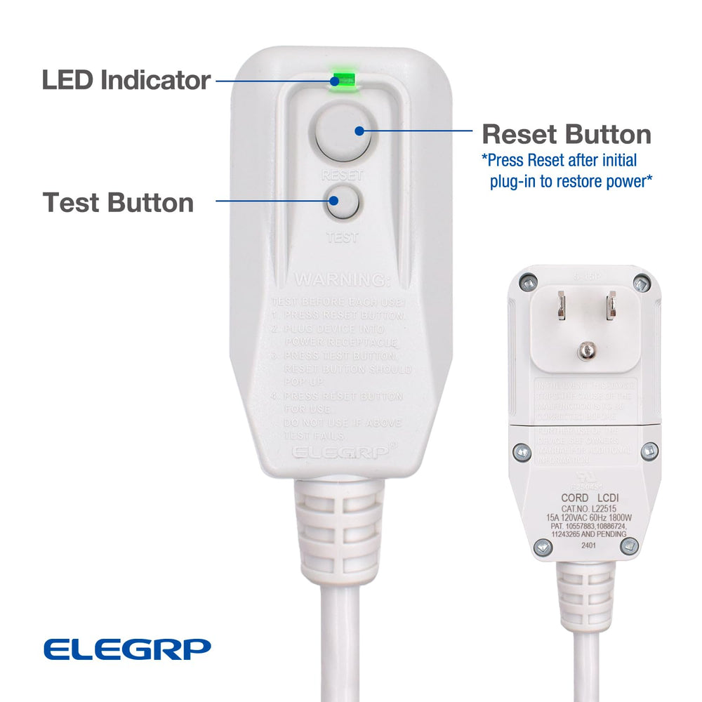 ELEGRP primer plano del blindaje y conductores que previenen fugas