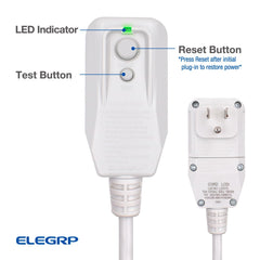 ELEGRP primer plano del blindaje y conductores que previenen fugas