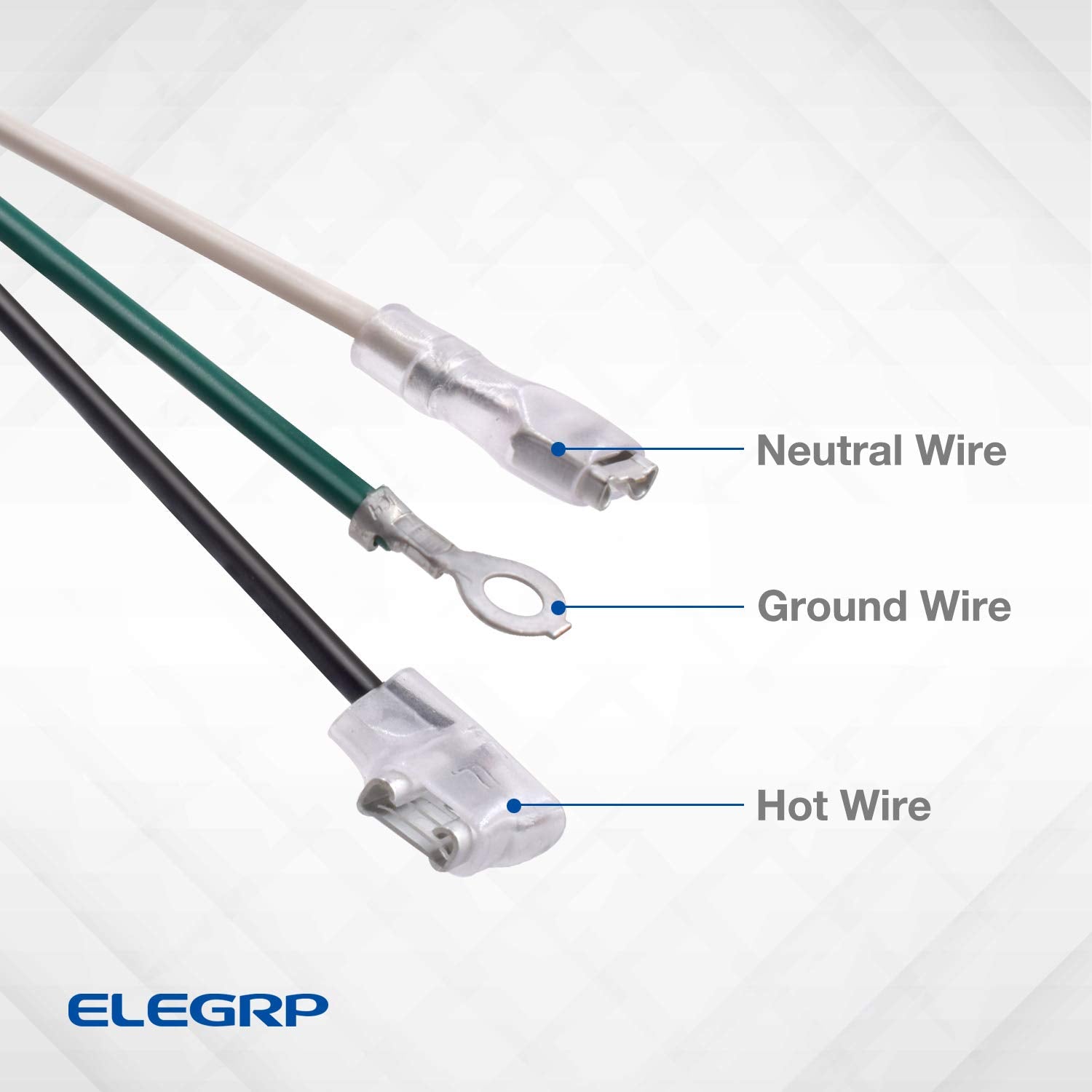 ELEGRP cable conectado a aire portátil mostrando protección LCDI