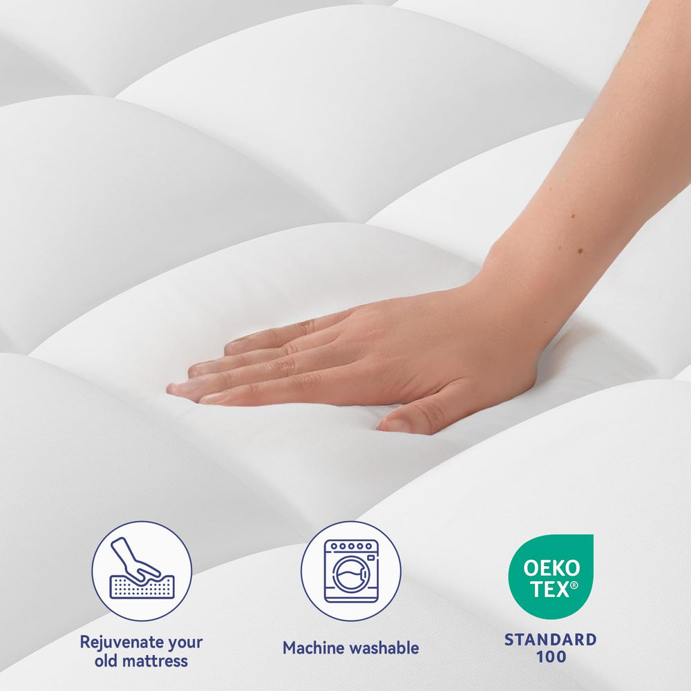 ELEMUSE costura tipo caja que mantiene el relleno uniforme y estable