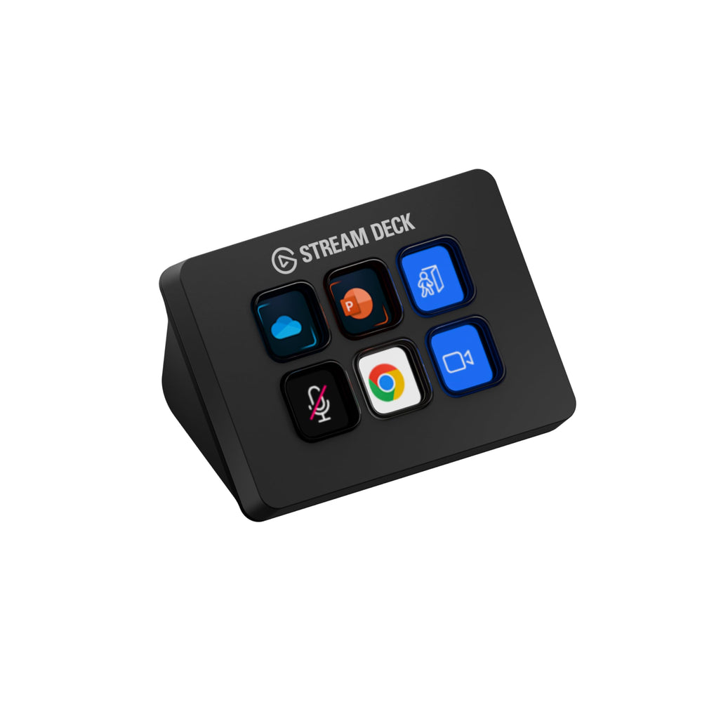 Elgato Stream Deck Mini front view showing six keys and quick workflow control