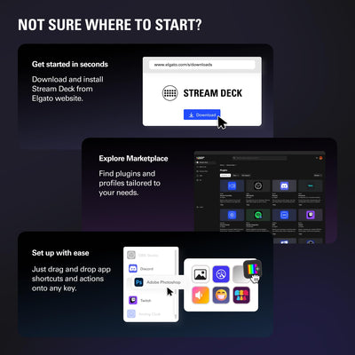 Elgato Stream Deck + displaying Wave Link software for mixer control benefits