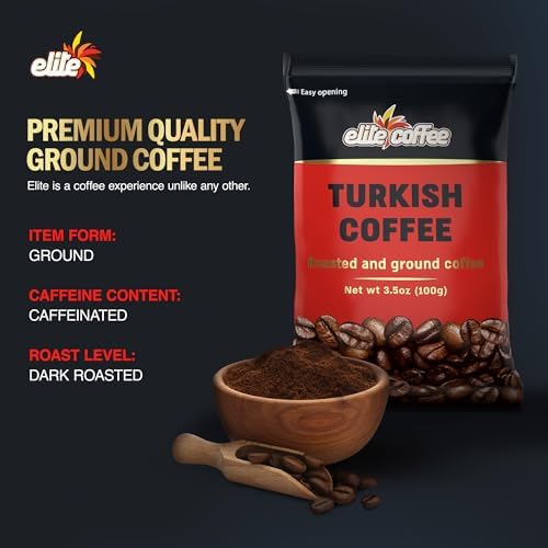 ELITE primer plano del molido fino que evidencia textura para café turco