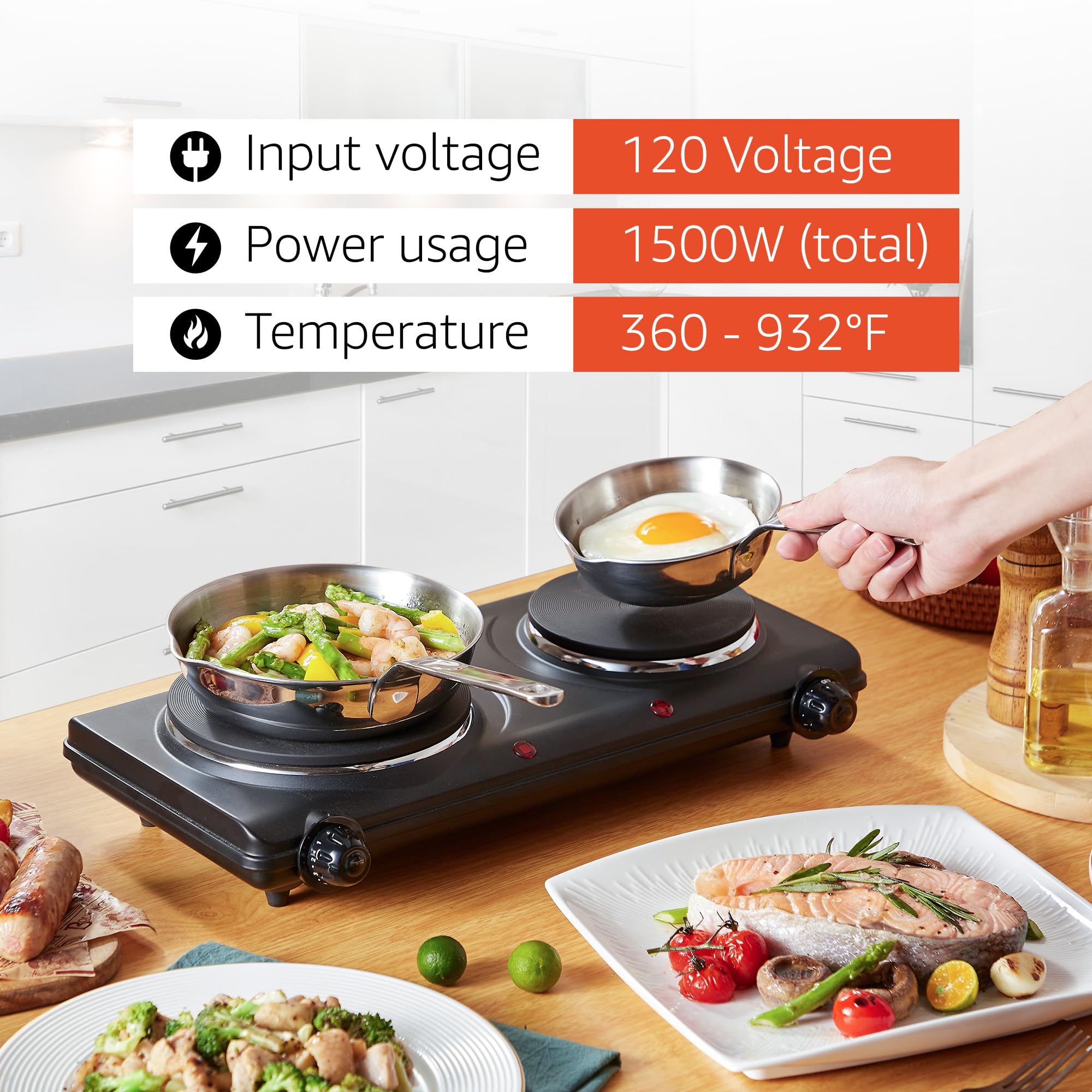 Elite Gourmet en un buffet manteniendo platos calientes y presentación ordenada