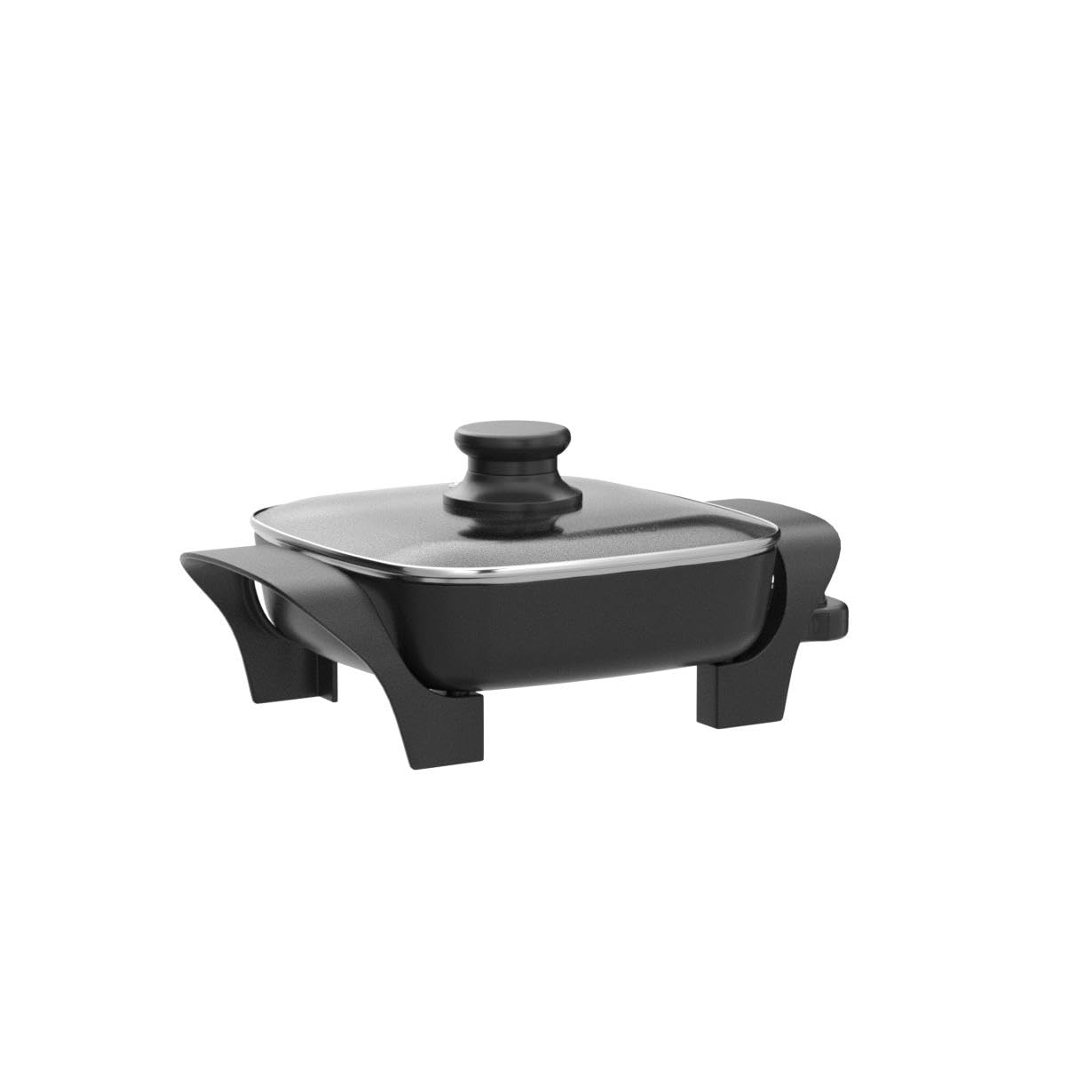 Elite Gourmet EG808 tapa de vidrio templado con ventilación que retiene humedad controlada