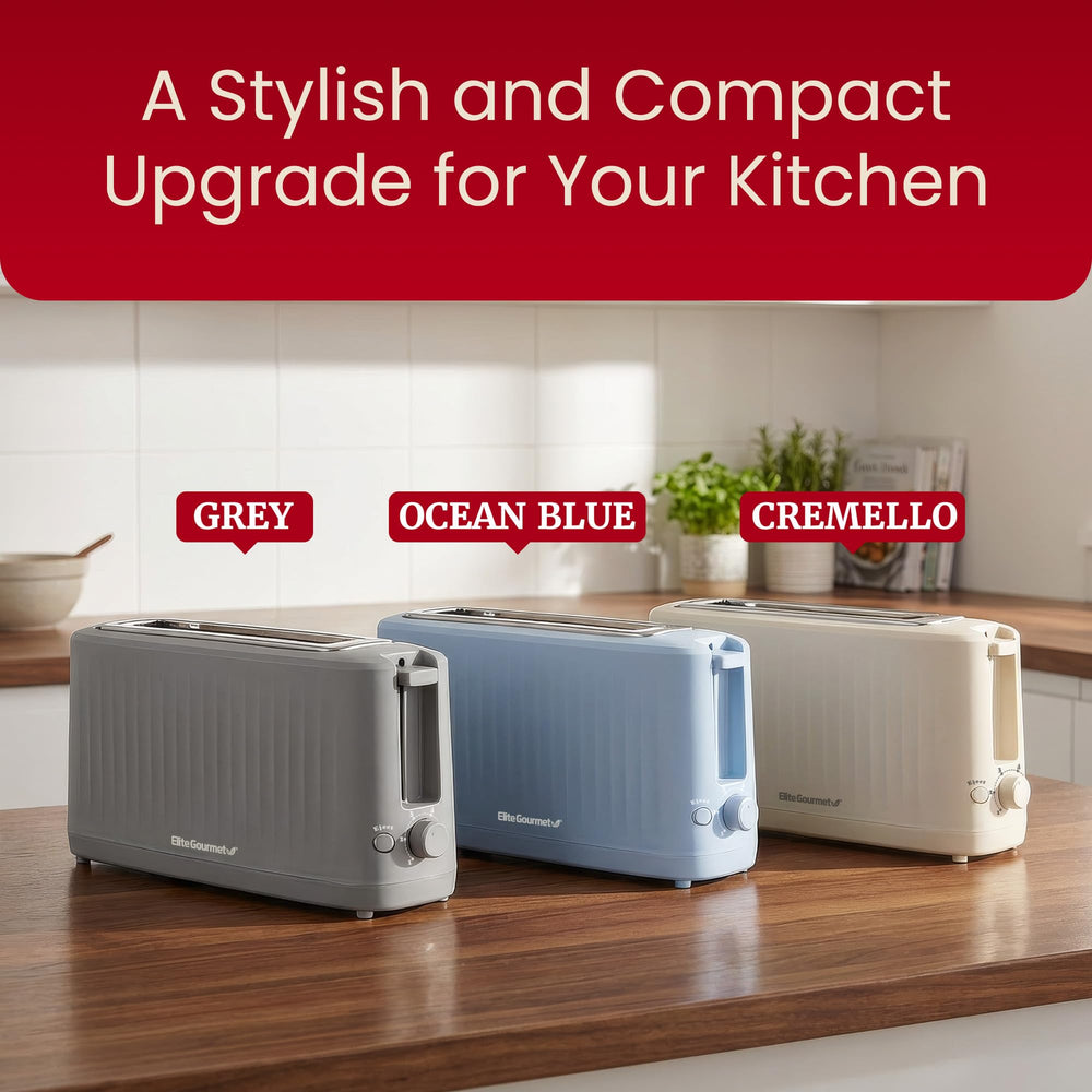 Elite Gourmet trio de colores Grey, Cremello y Ocean Blue para elegir estilo