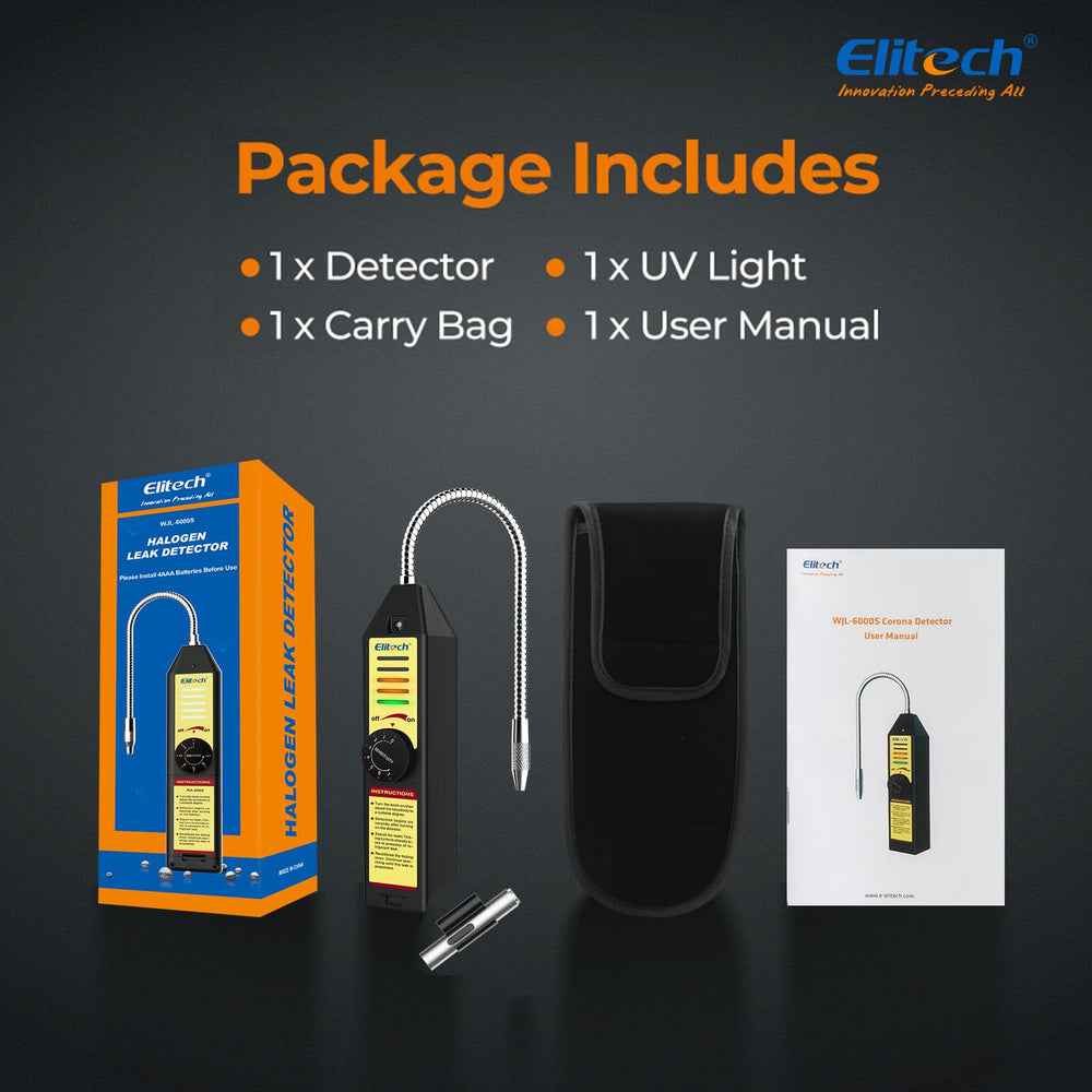 Elitech WJL-6000S empaque con accesorios incluidos, listo para trabajo profesional