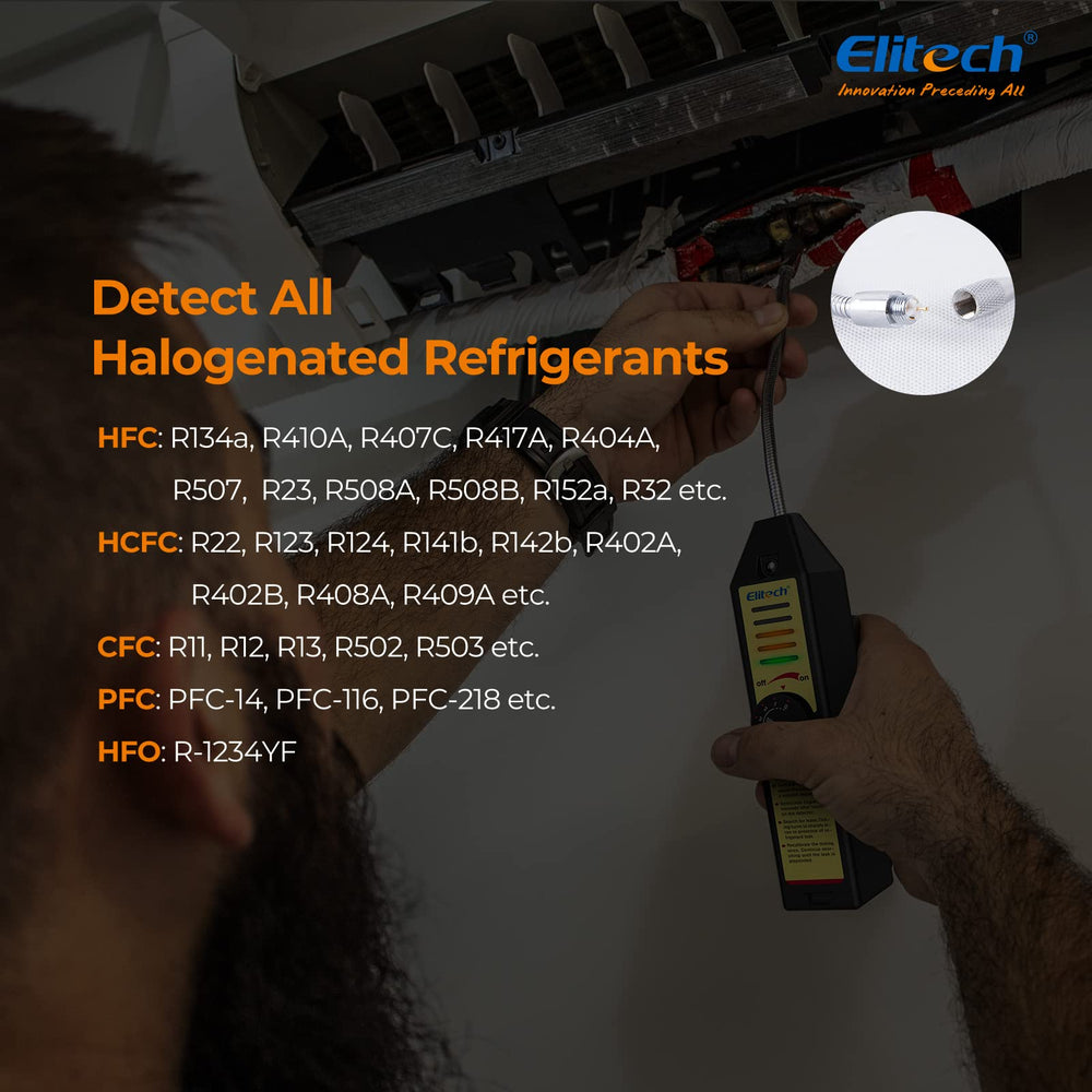 Elitech WJL-6000S en mano ergonómica durante inspección, manejo cómodo