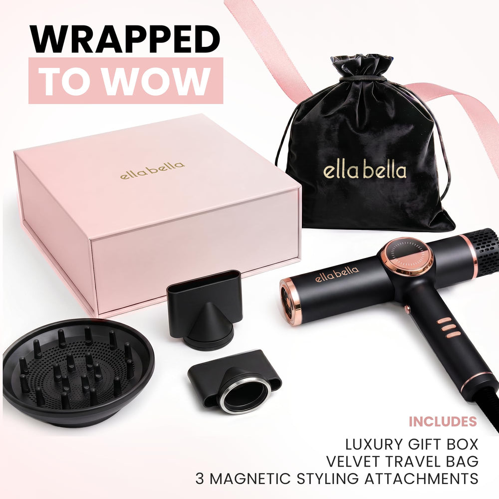 ELLA BELLA side profile showing lightweight size for reduced wrist strain