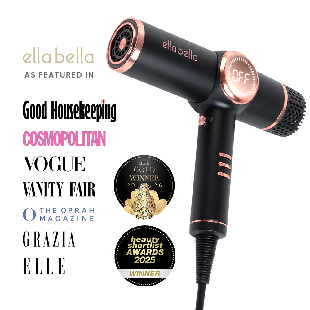 ELLA BELLA smoothing nozzle detail highlighting magnetic attachment for sleek finishes
