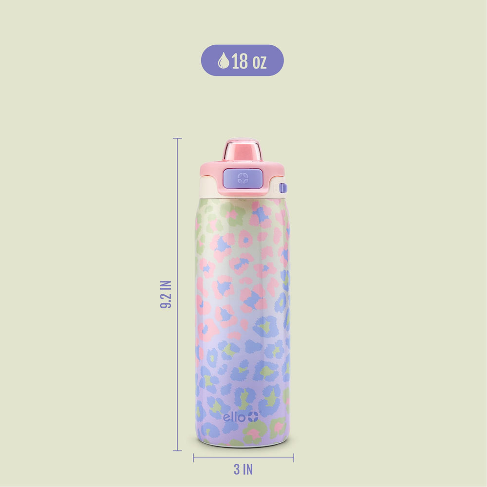 Ello botella Cheetah en parque, ideal para actividades al aire libre