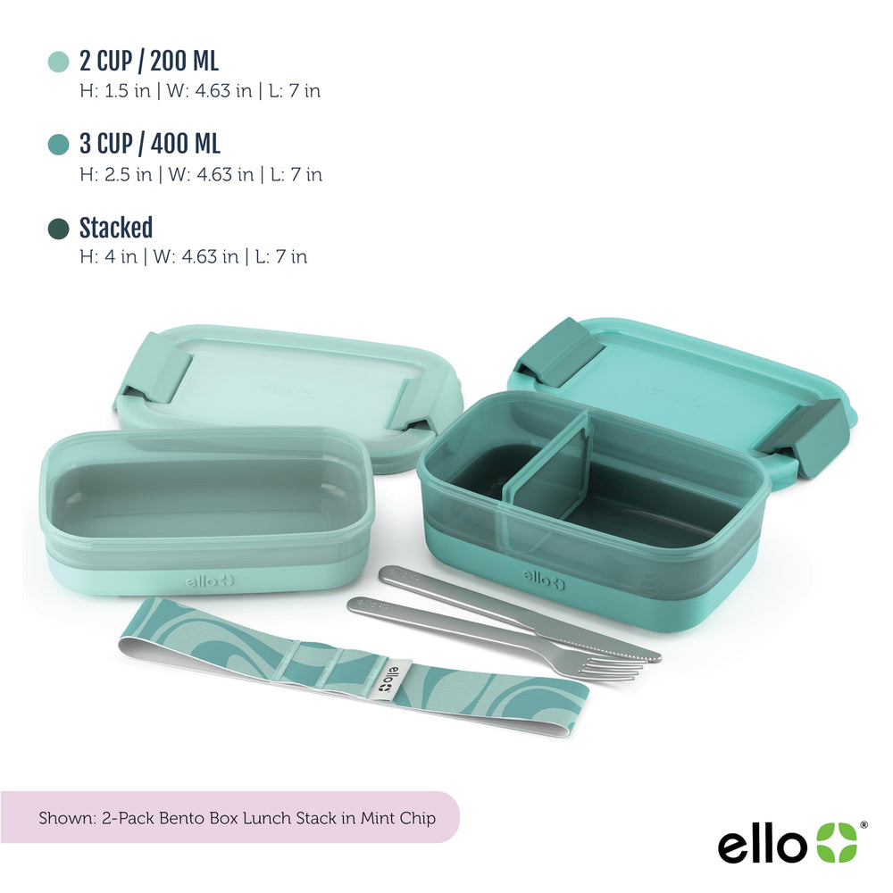 Ello close-up del divisor interior desmontable para separar porciones fácilmente