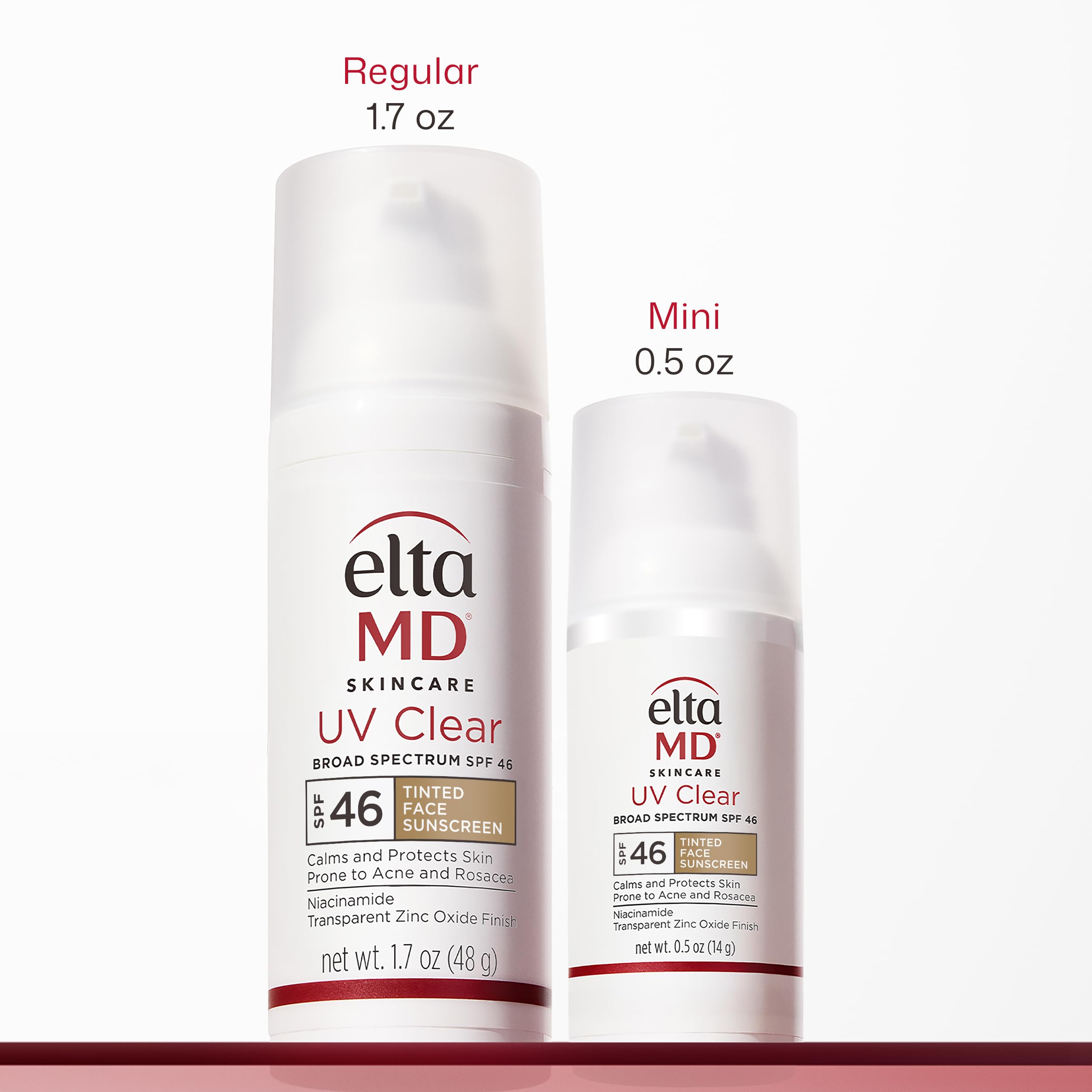 EltaMD muestra de color aplicada en mano para cobertura ligera