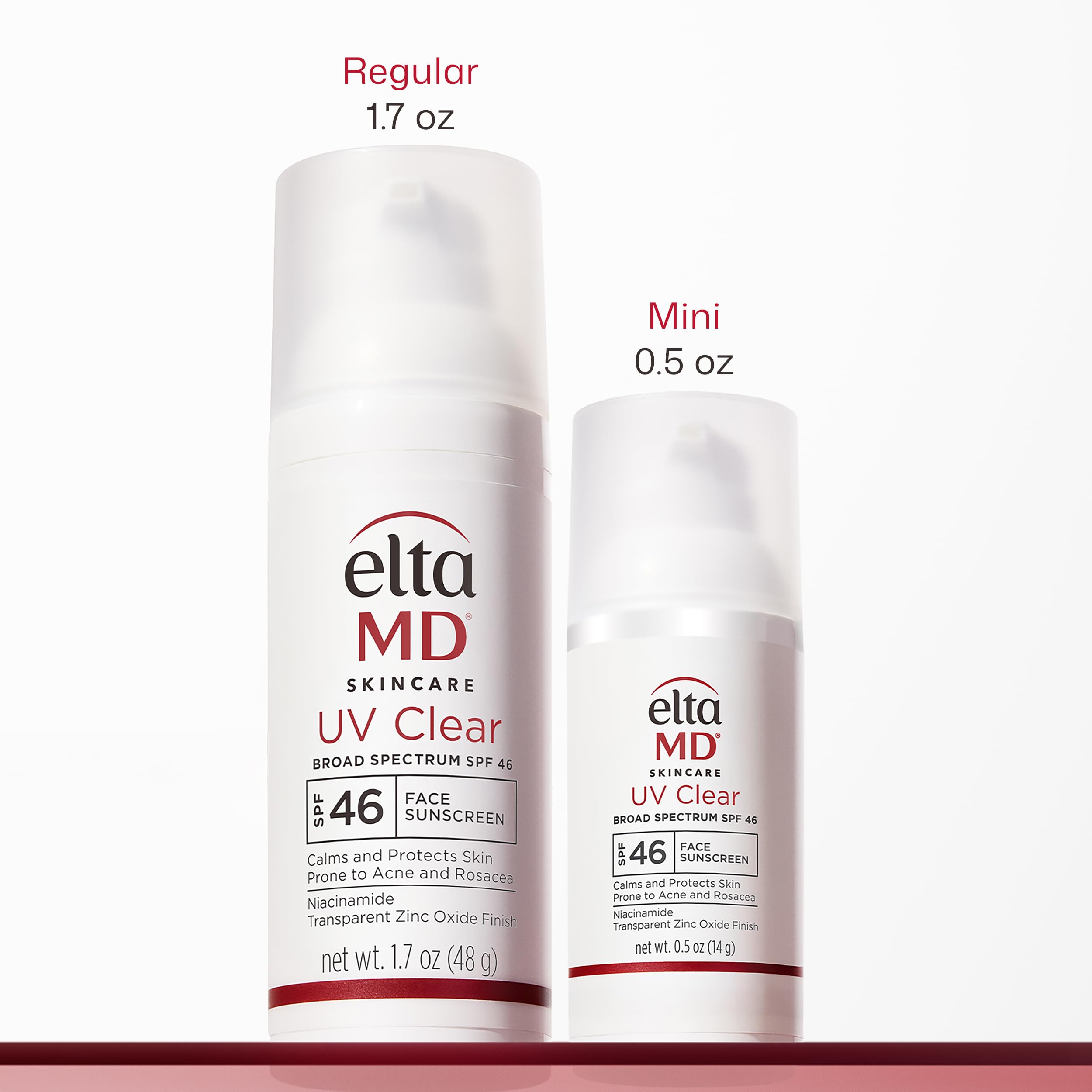 EltaMD en uso sobre rostro aplicando protección sin grasa