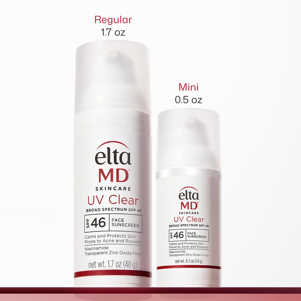 EltaMD en uso sobre rostro aplicando protección sin grasa