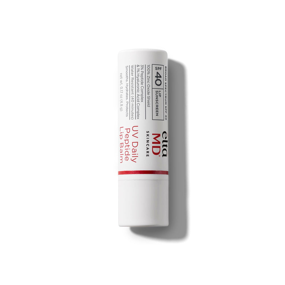 EltaMD frontal del bálsamo labial mostrando diseño y SPF 40