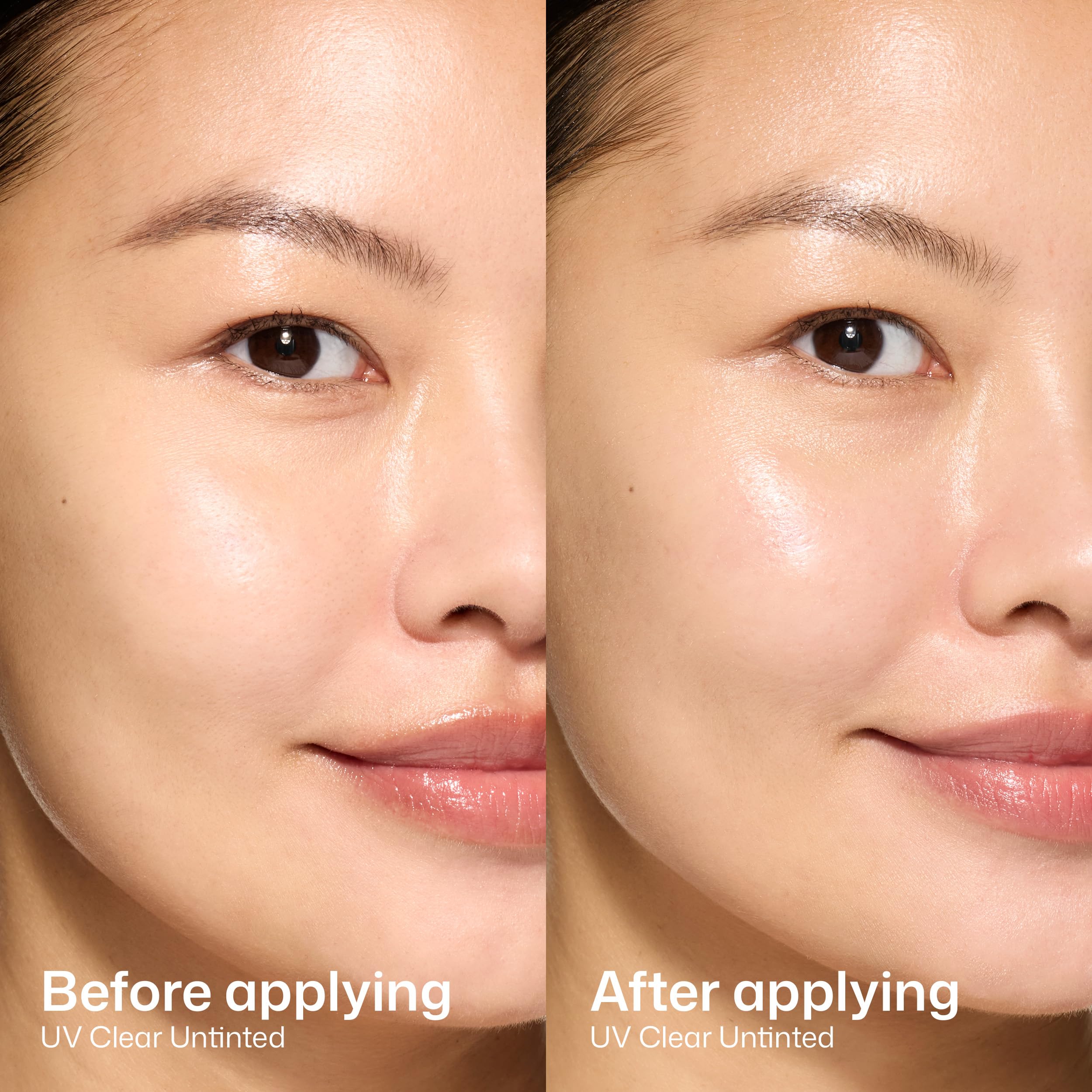 EltaMD aplicado bajo maquillaje con acabado natural