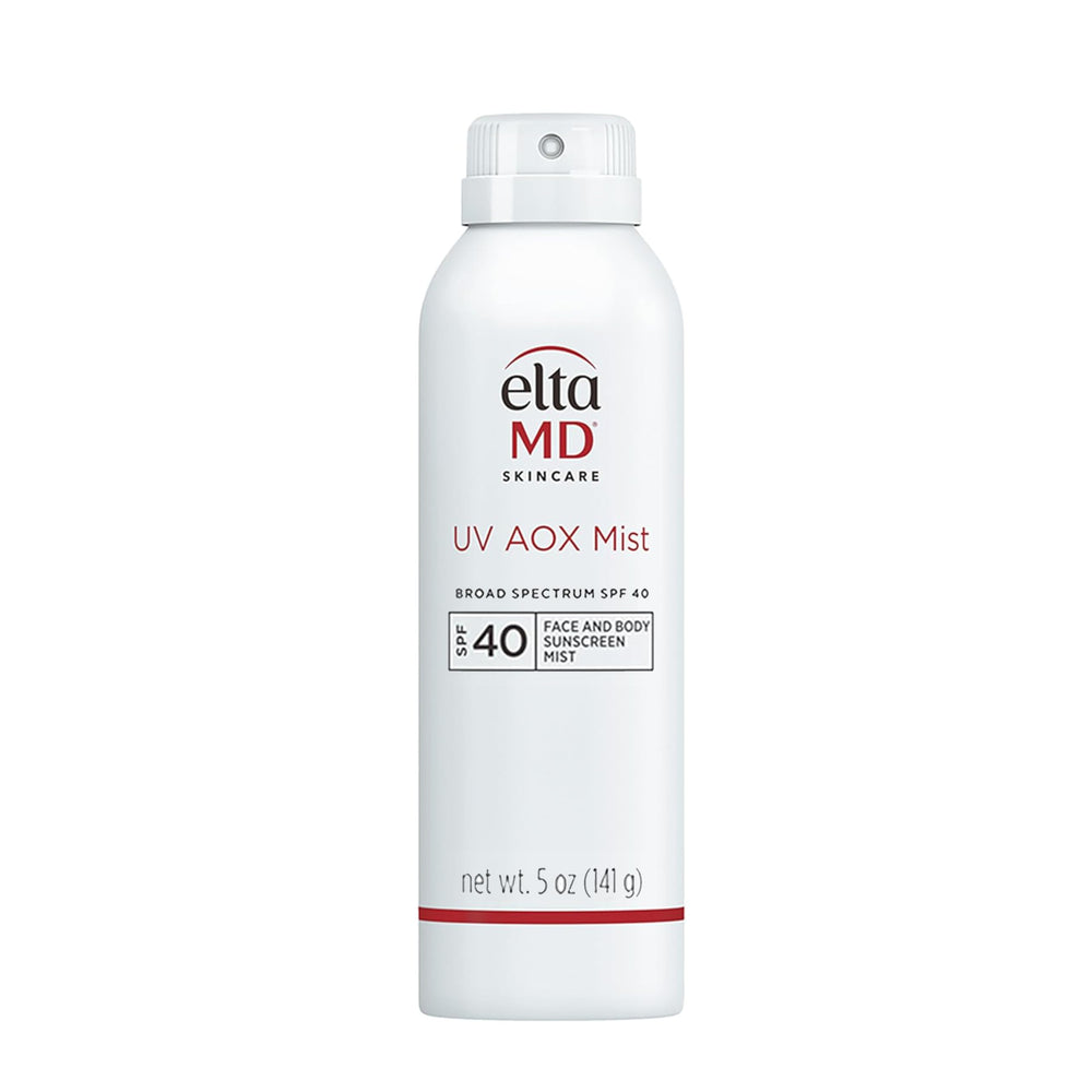 EltaMD envase frontal del spray mineral SPF 40 mostrando etiqueta clara y tamaño