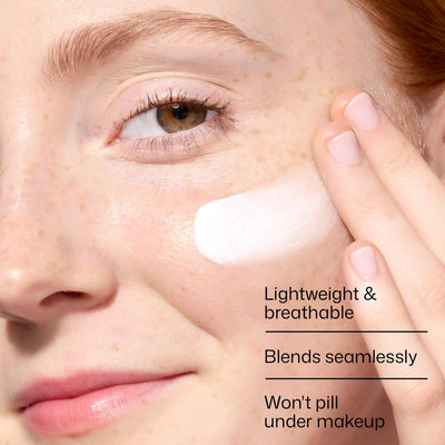 EltaMD texture on hand demonstrating smooth absorbency and hydration