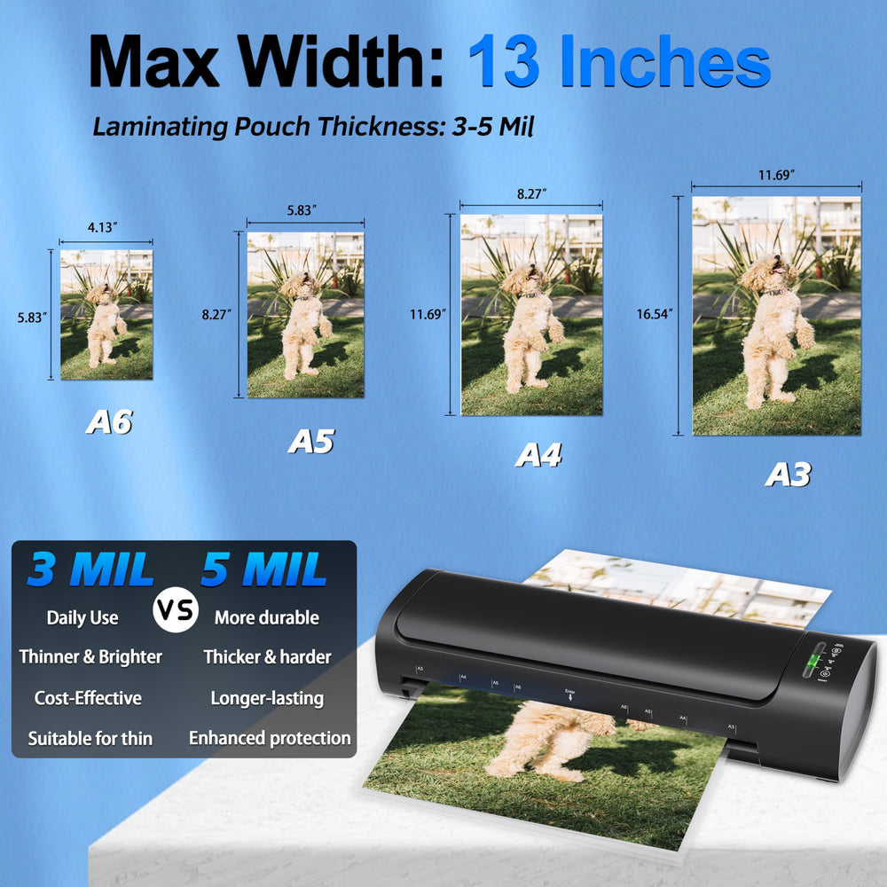 Elysine cold-mode laminating a photo to protect heat-sensitive items safely