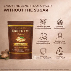 EMAZEN textura del caramelo de jengibre destacando sabor y autenticidad
