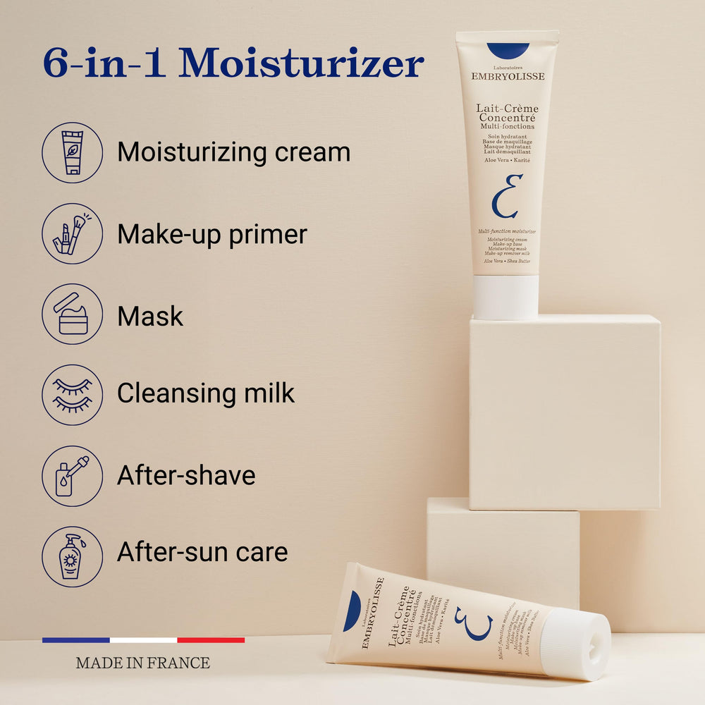 Embryolisse cream on hand demonstrating spreadability and instant hydration benefit