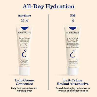 Embryolisse on bathroom shelf in lifestyle setting signaling everyday routine benefit