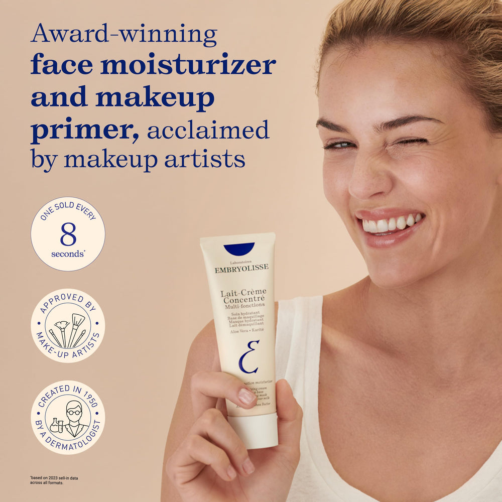 Embryolisse open cap revealing cream texture for quick absorption benefit