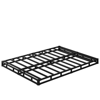 EMODA low-profile bed styled in bedroom lifestyle scene benefit: modern minimalist look