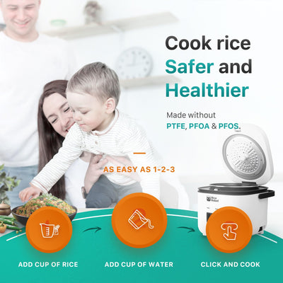 EMSON Rice Robot accesorios incluidos: taza medidora y cuchara, dosificación precisa