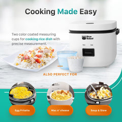 EMSON Rice Robot en uso en una cocina familiar, cocina porciones consistentes rápidamente