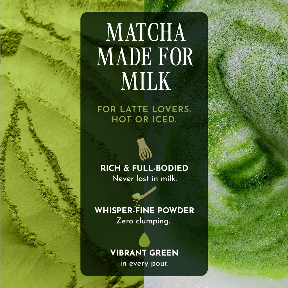 Encha packaging label detail highlighting USDA Organic and first-harvest benefit